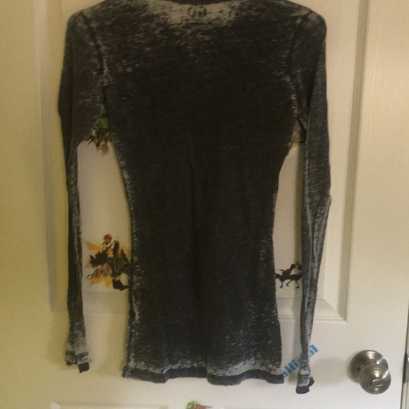 GO Contour Rainbow Skull Long Sleeve Shirt - Picture 2 of 6